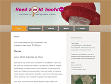 Tablet Screenshot of hoedzoekthoofd.nl